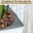 thumbnail image 5 of Self Watering Pots Self Watering Planter Outdoor Planters for Porch Planter Pots Self Watering Pot Plastic High End Water Storage Lazy Flower Pot Brick Pattern Imitation Metal Plastic Flower Pots, 5 of 9