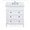 White, variant on Tennant Brand 30" Modern Navy Blue Bathroom Vanity with White Quartz Top