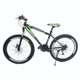 thumbnail image 4 of Bicicleta Deportiva CENTURFIT 21 Velocidades R26 Suspensión Freno de Disco Verde, 4 of 4