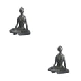 thumbnail image 1 of Matsuzay Decoración de cerámica para chica de Yoga, estilo Simple moderno, portátil, de Color sólido, elegante, que no se desvanece, para Type6 NO6, 1 of 6