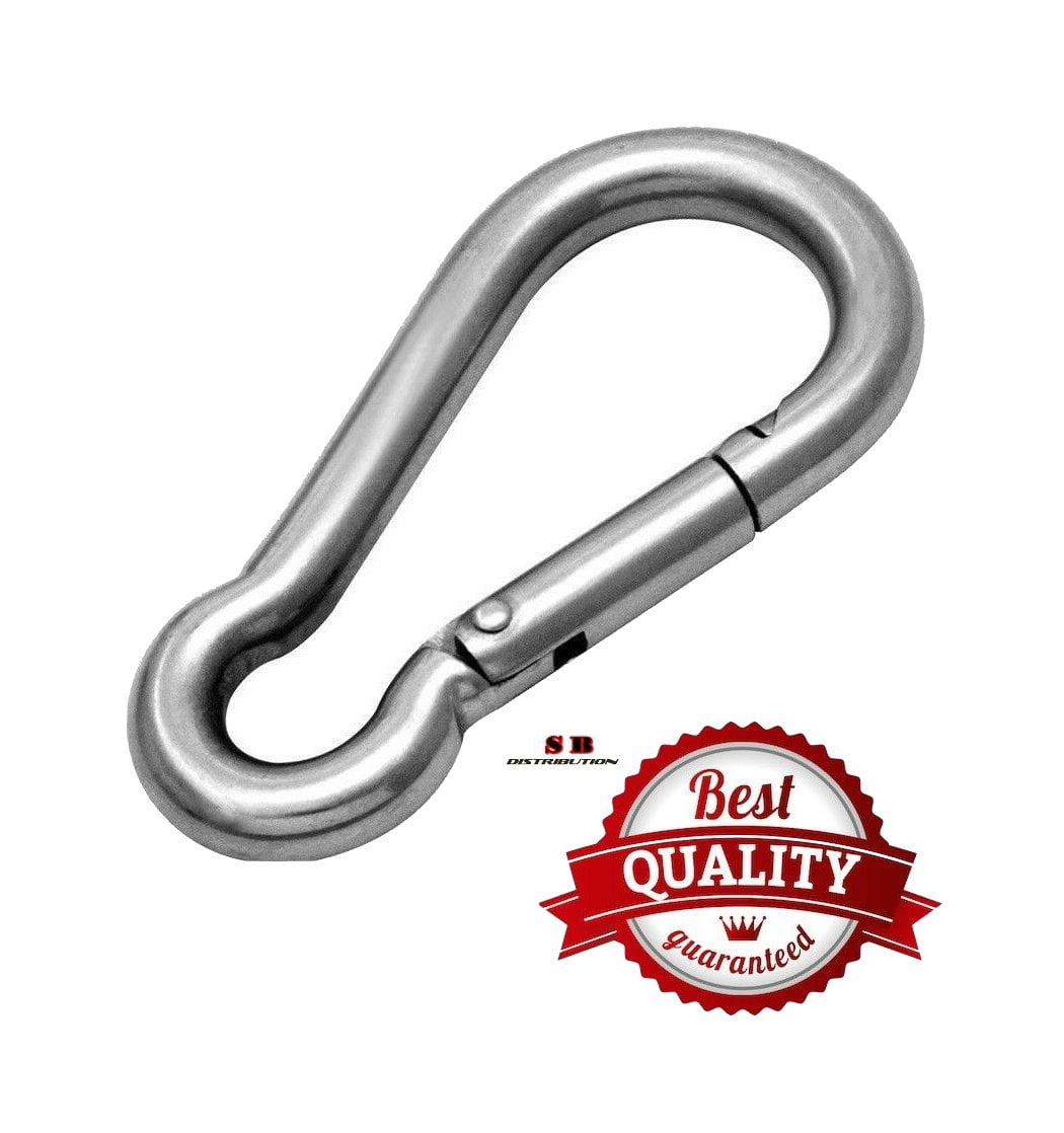 5/16 x 3 1/4 Zinc Plated Steel Carabiner Snap Hook by West Marine | Anchor & Docking at West Marine