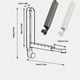 thumbnail image 2 of Advancent Solución de almacenamiento versátil: ganchos plegables para puerta con 6 perchas y extensiones. Percha para puerta para ropa. Almacenamiento y organización del hogar Estilo gancho blanco, 2 of 6
