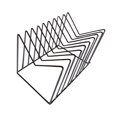thumbnail image 4 of Organizador de archivos de escritorio, clasificador de archivos, multifunción, sujetalibros de hierro, ligero, para escritorio Negro, 4 of 9
