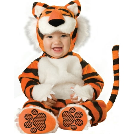 tiny tiger stripped kitten cat infant baby animal halloween costume