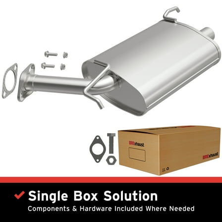 BRExhaust OE Replacement Exhaust Muffler Kit 108-0033: Compatible with 2005-2006 INFINITI G35 3.5L