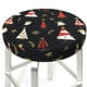 thumbnail image 3 of Balery Christmas Tree and Gold Socks Fundas de asiento para taburete de bar redondo de tela de terciopelo ajustables que protegen de arañazos y manchas para sillas de 14 a 17 pulgadas.-14 inch, 3 of 7