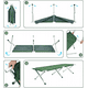 thumbnail image 5 of Camastro Plegable Camping, Cama Para Exterior Tipo Militar Verde, 5 of 5