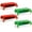 Green & Red, variant on 4 Pieces Red & Green Foil Tablecloth 54*72inch Plastic Birthday Party Table Cloths Disposable Waterproof Table Cover for Christmas Wedding Graduation Party Supplies
