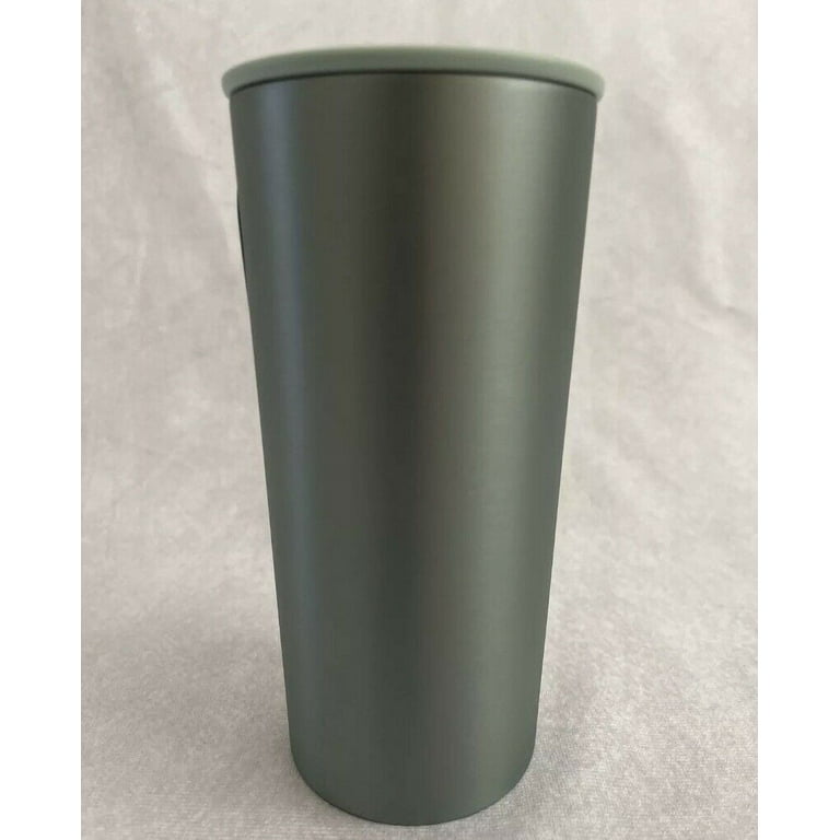 414ml/14oz Starbucks Stainless Steel Green Grey Outdoor Camping Cup