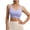 ZA-Blue-tank tops for women, variant on Sports Bras with Pad for Women Crissross Racer Back Strappy High Impact Running Bra Scoop Neck Crop Tank Tops for Workout