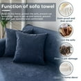thumbnail image 5 of Sofa Cover Couch Cover Protector Sofa Throw Cover Slipcover Durable Multi-Function Furniture Cover for Pets Dogs Cats Home Living Room, Navy Blue 71" x 150", 5 of 6