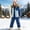 Blue, variant on Girls Snowsuit Sets Ski, Windproof 2 Pieces Hooded Thermal Winter Jackets and Overall Jumpsuit Sets Purple Size 3-4 T