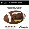 thumbnail image 5 of Champion Sports Pee Wee Size Pro Comp Football, 5 of 6