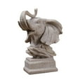 thumbnail image 5 of QSTDGVPW Animal Sculpture Anniversary Gift Ornament for Living Room Bedroom Bookshelf Elephant, 5 of 9