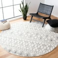 thumbnail image 2 of SAFAVIEH Tulum Delice Oriental Area Rug, Ivory/Grey, 6'7" x 6'7" Round, 2 of 7