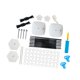 thumbnail image 4 of Kit de soporte para arco de globos ajustable, marco para arco de globos, soporte para plantas, estable Base hexagonal negra, 4 of 9