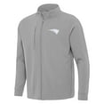 thumbnail image 2 of Men's Antigua Gray New England Patriots Regard Full-Zip Jacket, 2 of 4