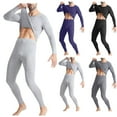 thumbnail image 3 of Chiccall Mens Thermal Underwear Set Fleece Lined Long Thermals Top and Bottom Base Layer for Cold Weather Winter Ski, 3 of 3