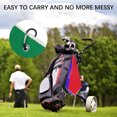 thumbnail image 4 of Uxcell Microfiber Waffle Pattern Golf Towel with Lock Clip - [Dark Green - 15.7 IN] Golf Club Towel, 4 of 6
