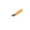 C005- Saffron, variant on Cake Decorating Supplies, Stainless Steel Cake Spatula, Baking Spatula for Prep, Sturdy Butter Spreader Model, 4X0.5 Inch Non-Slip Orange Handle Flat Tool for Smoothing Frosting,