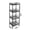 3 layers black, variant on Space-Saving Metal Ladder Shelf Organizer – 3-Tier Freestanding Storage Rack for Kitchen, Bathroom, Living Room, or Office – Narrow Utility Display Stand