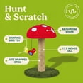 thumbnail image 5 of Vibrant Life Mushroom Cat Scratching Post, Multicolor, 17.32", 5 of 8