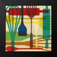 thumbnail image 2 of Craven, Katrina 20x20 Black Modern Framed Museum Art Print Titled - Kitchen Utensils, 2 of 5