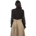 thumbnail image 2 of Scully BLACK CROCHET TRIM POET BLOUSE, 2 of 2