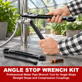 5-Piece Plumbing Tool Kit with Angle Stop Wrench and Sleeve Puller ...