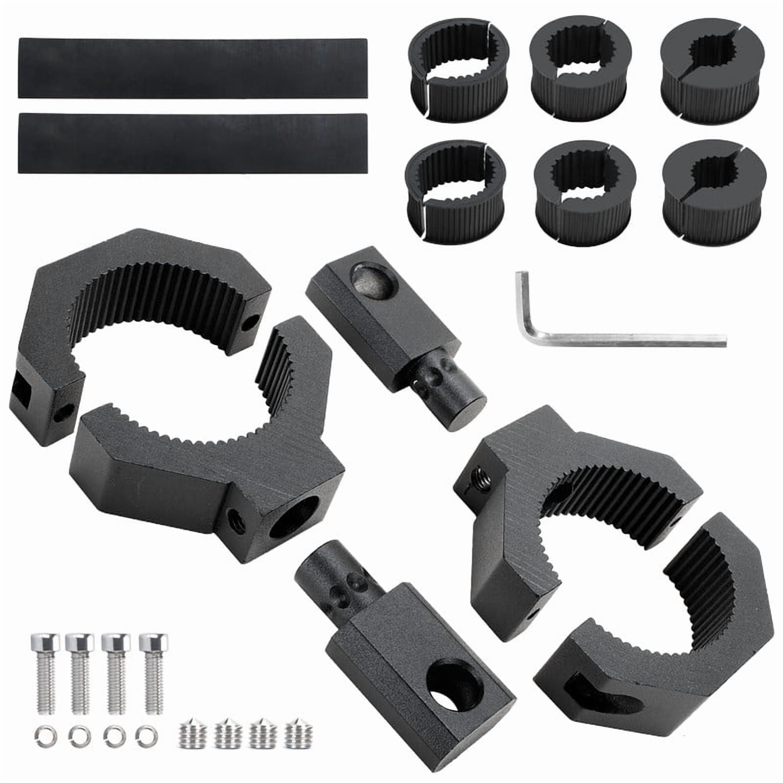 Roykaw Flag Mount Whip Light Mount for ATV/UTV, Anti-Rolling Adjustable, Fit 1"/1.5"/1.75"/2" Bar