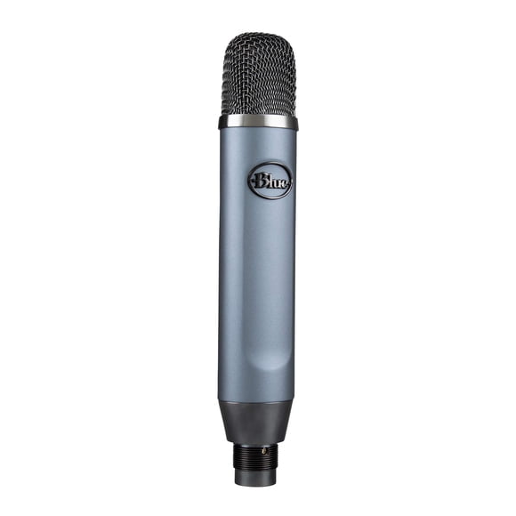 Micrófono Blue Ember XLR con condensador para grabación, color gris