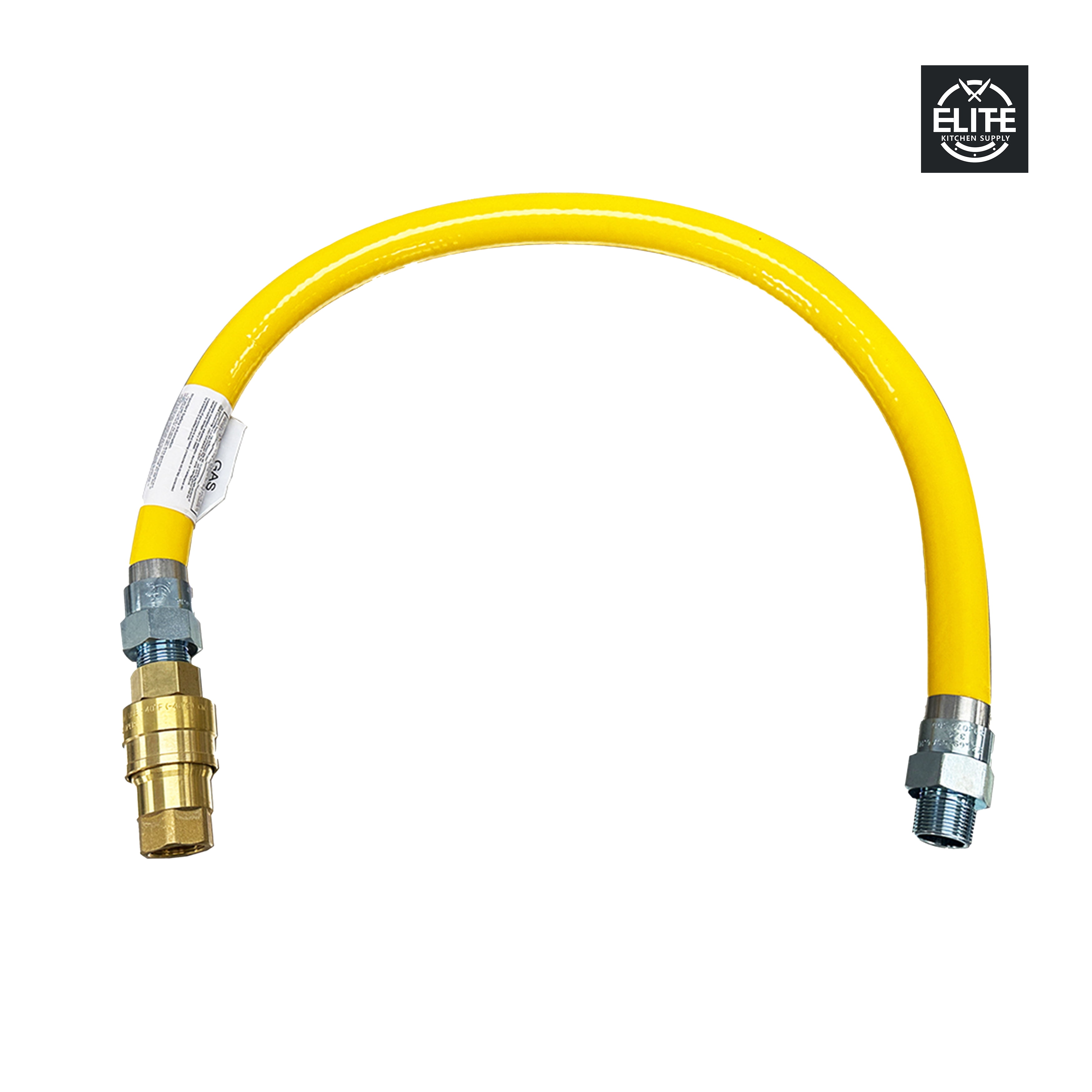 36 in. Gas Safety System Connection Kit, Gas Hose, For Cooker Lines