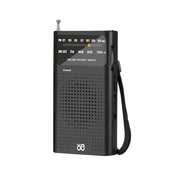 Mini Radio Portable AM/FM All Band Stereo Weather Pocket Radio Receiver for Old Man Walking Hiking Camping