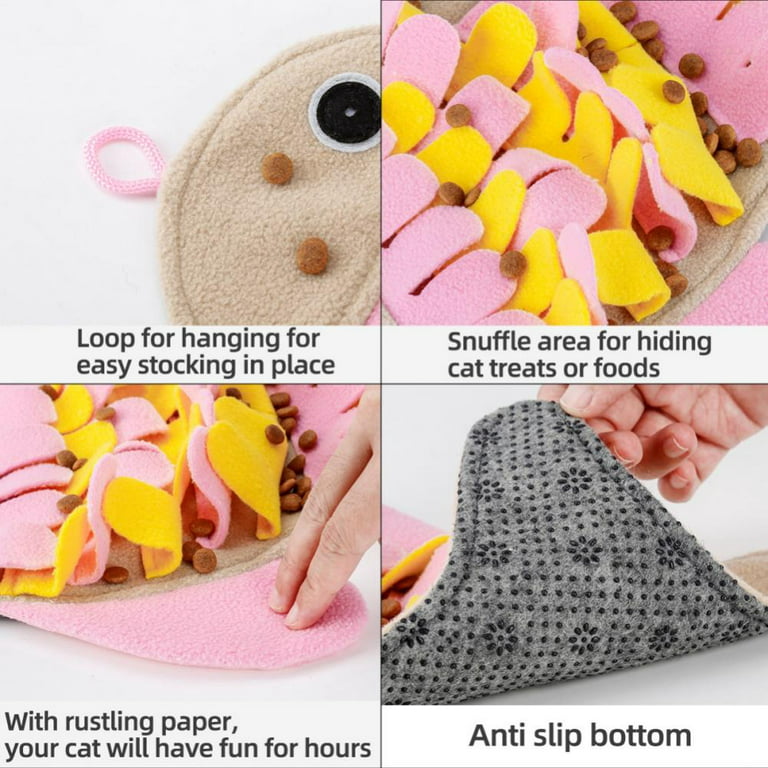 DIY Washable Snuffle Mat to Keep Your Cat Engaged