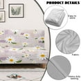 thumbnail image 5 of Xoenoiee Futon Cover Armless Sofa Covers Sofa Bed Covers Stretch Futon Couch Cover Sofa Slipcover Washable Furniture Protector, White Daisy Newspaper, 5 of 8