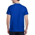 thumbnail image 3 of Gildan Short Sleeve T-Shirt -GR50, Men's Crew Neck Tee 100% Heavy Cotton T-Shirt, (M, Royal), 3 of 5