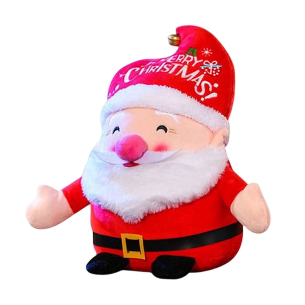 Naiovety Muñeco de Papá Noel de peluche bonito, juguete de peluche de Papá Noel de Navidad suave, adornos navideños para dormitorio de Hotel Kits de decoración para fiestas No.2 Naiovety HA046155-02