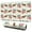 Saint Bernard Dog, variant on Long Mouse Pads for Desk,Saint Bernard Dog Breed and Flower Floral Desk Mats on Top Of Desks, Desk Mouse Pad Extra Large with 3mm Non-Slip Base and Stitched Edge for Gaming,Work,Home 31.5"x11.8"