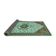 thumbnail image 2 of Ahgly Company Indoor Rectangle Persian Turquoise Blue Traditional Area Rugs, 5' x 7', 2 of 4