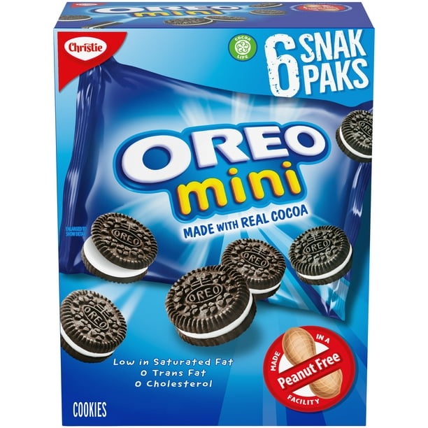 Mini Biscuits Sandwiches Oreo, 6 Emballages Collation.