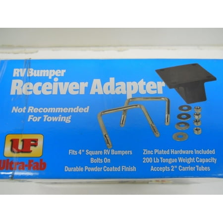 Rv Bumper Adapter - RV Camper Trailer Bumper Receiver Hitch Adapter Kit / Clamps On To Rear Bumper