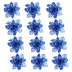 thumbnail image 3 of Xihbxyly Flores Navideñas, Adornos Brillantes, Adornos para Coronas Festivas, Elegantes Detalles para Árboles, para Uso En Interiores y Exteriores, Regalo Único, 12 Piezas con Clips, 3 of 4