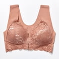 thumbnail image 4 of loopsun New Years Eve Savings Clothing 2023 for Womens Plus Size Bra,Women Lace Bralette Plus Size Vest Crop Wireless Lingerie Deep V Sexy Underwear Camisole Cute Bra, 4 of 7