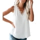 thumbnail image 1 of Camisetas sin Mangas para Mujer Camisas Casuales sin Mangas de Verano Cuello en V con Diseño de Encaje Color Puro Transpirable para la Vida Diaria ANGGREK Otros, 1 of 6