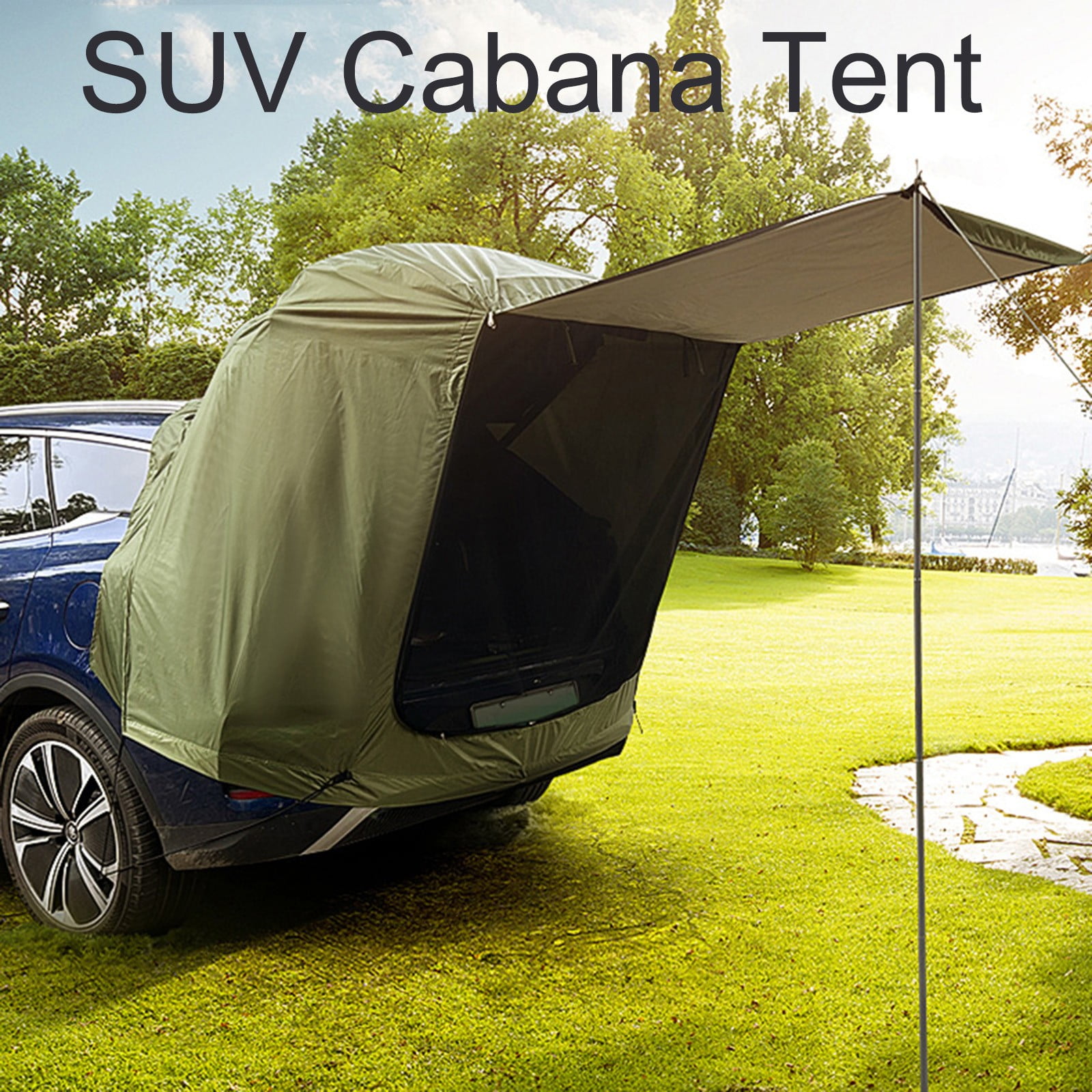 Portable SUV 63x51x39in+ Tent for Hatchback, Tailgate Bed, Rear Door and  Vans, Shade Car Canopy Car Awning Sun Shelter for Camping Picnics and  Outdoor 
