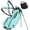 Cyan Green, variant on Sturdum 14-Way Golf Stand Bag for Men & Women, Lightweight Golf Bag with Full-Length Dividers, Ergonomic Double Shoulder Strap, Multiple Storage Pockets & Rain Hood