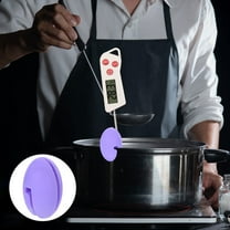 AURARMLET Universal Thermometer Clip Food Temperature Holder Silicone 1Pack