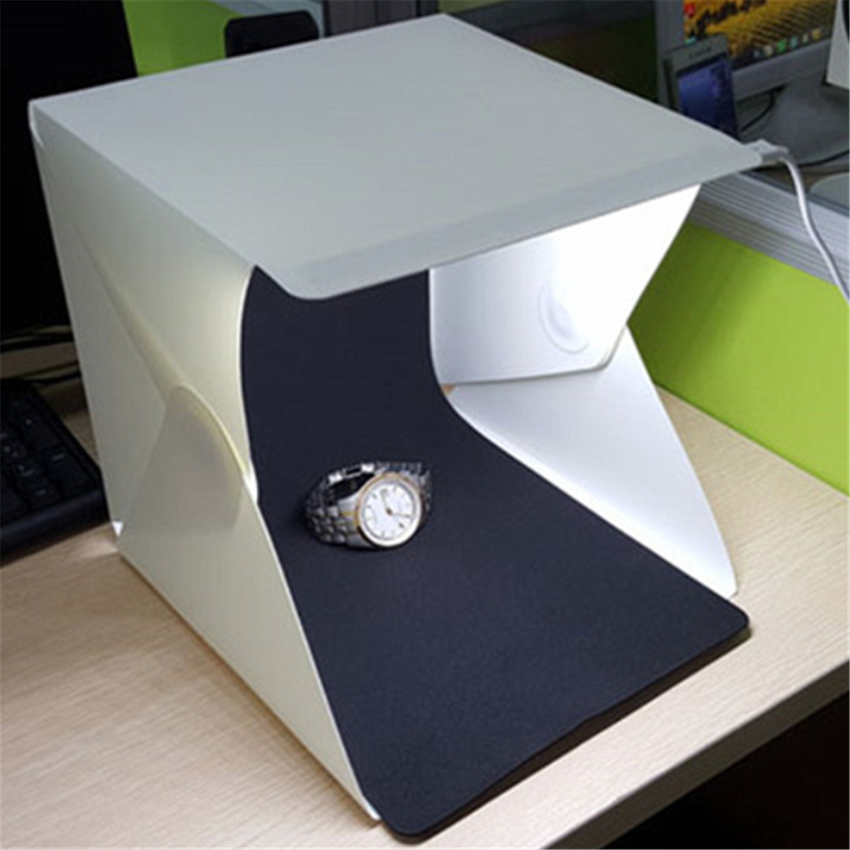 Foldable Portable Photo Mini Light Box Studio Tent Home Photography LED