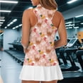 thumbnail image 3 of Yuyamidu Cute Reindeer Sleeveless Golf Shirts for Woman Size M HO-HO-HO Athletic Tennis Shirts Christmas Quarter Zip Collared Golf Clothes Workout Tank Tops Lightweight Running Hiking Pullover, 3 of 8