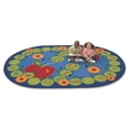 thumbnail image 3 of Carpets for Kids ABC Caterpillar Oval Seating Rug - 11.67 ft Length x 9" Width - Oval, 3 of 3